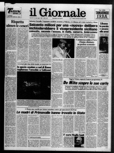 Il giornale : quotidiano del mattino